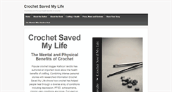 Desktop Screenshot of crochetsavedmylife.com