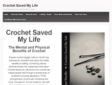 Tablet Screenshot of crochetsavedmylife.com